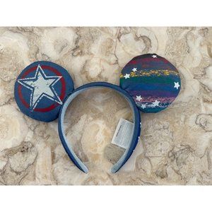 Walt Disney Parks Mouse Ears America Chavez Ear Headband for Adults – Marvel Pri